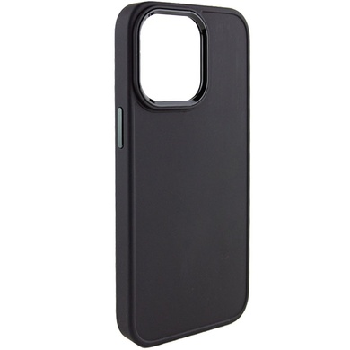 TPU чехол Bonbon Metal Style для Apple iPhone 13 Pro (6.1") Черный / Black