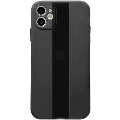 Чехол TPU Glossy Line Full Camera для Apple iPhone 12 (6.1") Черный