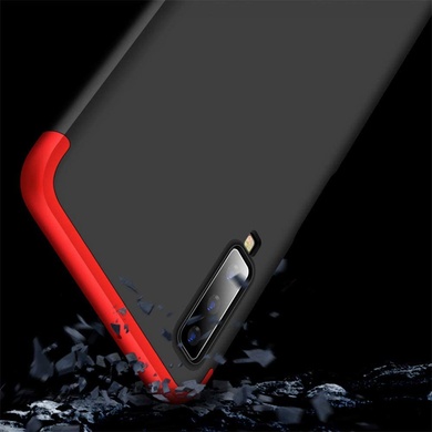 Пластиковая накладка GKK LikGus 360 градусов (opp) для Samsung A750 Galaxy A7 (2018) Черный / Красный