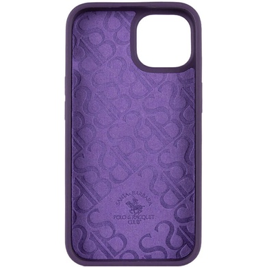 Кожаный чехол Polo Santa Barbara для Apple iPhone 14 Pro (6.1") Purple