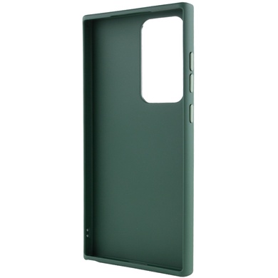 TPU чехол Bonbon Metal Style для Samsung Galaxy S23 Ultra Зеленый / Army green