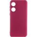 Чохол Silicone Cover Lakshmi Full Camera (AAA) для Oppo A78 4G, Бордовый / Plum