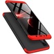 Пластикова накладка GKK LikGus 360 градусів (opp) для Samsung A750 Galaxy A7 (2018), Черный / Красный
