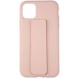 Чехол Silicone Case Hand Holder для Apple iPhone 11 Pro (5.8") Розовый / Pink Sand