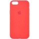 Чехол Silicone Case Full Protective (AA) для Apple iPhone 6/6s (4.7") Оранжевый / Pink citrus