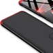 Пластиковая накладка GKK LikGus 360 градусов (opp) для Xiaomi Redmi Note 10 Pro / 10 Pro Max Черный / Красный