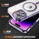 TPU+PC чехол Fullcolor with Magnetic Safe для Apple iPhone 14 Pro (6.1") Purple