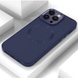 TPU чехол Bonbon Metal Style with MagSafe для Apple iPhone 11 (6.1") Синий / Cosmos Blue