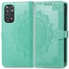 Кожаный чехол (книжка) Art Case с визитницей для Xiaomi Redmi Note 11 (Global) / Note 11S Бирюзовый