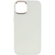 TPU чохол Bonbon Metal Style для Apple iPhone 12 Pro / 12 (6.1"), Білий / White