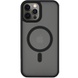 TPU+PC чохол Metal Buttons with MagSafe для Apple iPhone 14 Pro Max (6.7"), Чорний