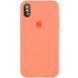 Чехол Silicone Case Full Protective (AA) для Apple iPhone X (5.8") / XS (5.8") Розовый / Flamingo