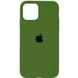 Чехол Silicone Case Full Protective (AA) для Apple iPhone 11 (6.1") Зеленый / Army green