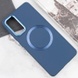 TPU чехол Bonbon Metal Style with MagSafe для Samsung Galaxy S23 Синий / Cosmos Blue