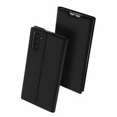 Чехол-книжка Dux Ducis с карманом для визиток для Samsung Galaxy Note 10 Черный