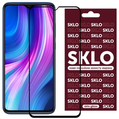 Защитное стекло SKLO 3D (full glue) для Xiaomi Redmi Note 11E / Poco M5 Черный