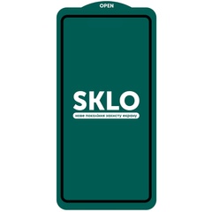 Защитное стекло SKLO 5D (full glue) (тех.пак) для Realme 7 Pro Черный