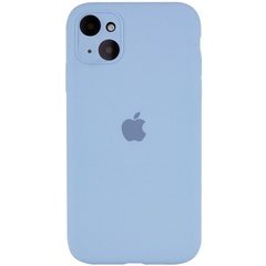 Чохол Silicone Case Full Camera Protective (AA) для Apple iPhone 13 (6.1 "), Блакитний / Lilac Blue