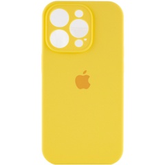 Чохол Silicone Case Full Camera Protective (AA) для Apple iPhone 15 Pro Max (6.7"), Жовтий / Yellow