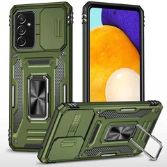 Ударопрочный чехол Camshield Army Ring для Samsung Galaxy A14 4G/5G Оливковый / Army Green