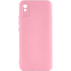 Чехол Silicone Cover Lakshmi Full Camera (AAA) для Xiaomi Redmi 9A, Рожевий / Light pink