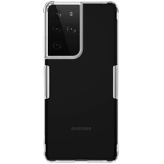 TPU чехол Nillkin Nature Series для Samsung Galaxy S21 Ultra Бесцветный (прозрачный)