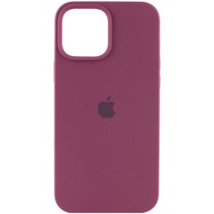 Чехол Silicone Case Full Protective (AA) для Apple iPhone 15 Pro (6.1") Бордовый / Plum