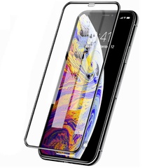 Защитное цветное стекло Mocoson 5D (full glue) для Apple iPhone 12 mini (5.4") Черный