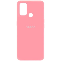 Чехол Silicone Cover My Color Full Protective (A) для Oppo A53 / A32 / A33 Розовый / Pink