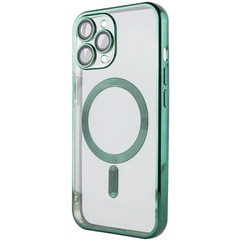 TPU чохол Fibra Chrome with MagSafe для Apple iPhone 15 Pro Max (6.7"), Green
