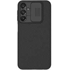 Карбоновая накладка Nillkin Camshield (шторка на камеру) для Samsung Galaxy A24 4G Черный / Black