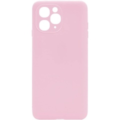 Силиконовый чехол Candy Full Camera для Apple iPhone 11 Pro Max (6.5") Розовый / Pink Sand