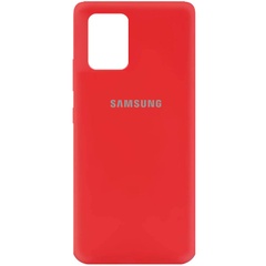 Чехол Silicone Cover My Color Full Protective (A) для Samsung Galaxy S10 Lite Черный / Black
