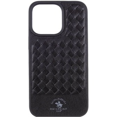 Кожаный чехол Polo Santa Barbara для Apple iPhone 13 Pro Max (6.7") Black