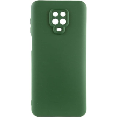 Чохол Silicone Cover Lakshmi Full Camera (AA) для Xiaomi Redmi Note 9s / Note 9 Pro / Note 9 Pro Max, Зелений / Dark Green