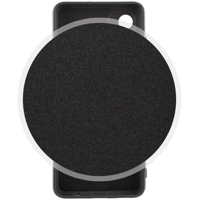 Чехол Silicone Cover Lakshmi Full Camera (A) для Motorola Moto E40 Черный / Black