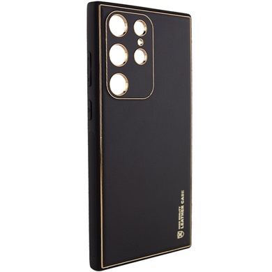 Шкіряний чохол Xshield для Samsung Galaxy S23 Ultra, Чорний / Black