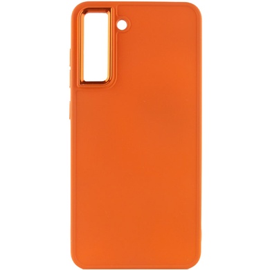 TPU чохол Bonbon Metal Style для Samsung Galaxy S23, Оранжевый / Papaya
