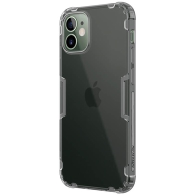 TPU чохол Nillkin Nature Series для Apple iPhone 12 mini (5.4"), Серый (прозрачный)