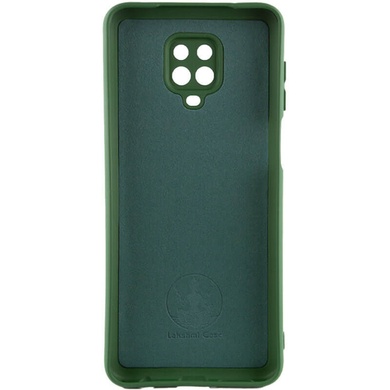 Чохол Silicone Cover Lakshmi Full Camera (AA) для Xiaomi Redmi Note 9s / Note 9 Pro / Note 9 Pro Max, Зелений / Dark Green