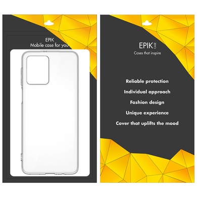 TPU чохол Epic Transparent 1,5mm для Motorola Moto G54, Безбарвний (прозорий)