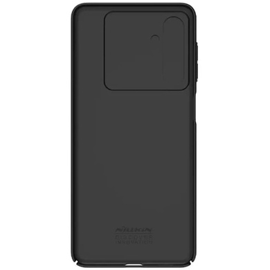 Карбонова накладка Nillkin Camshield (шторка на камеру) для Samsung Galaxy M54 5G, Чорний / Black
