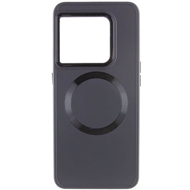 TPU чохол Bonbon Metal Style with MagSafe для OnePlus 10 Pro, Чорний / Black