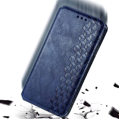 Шкіряний чохол книжка GETMAN Cubic (PU) для Samsung Galaxy M33 5G, Синій