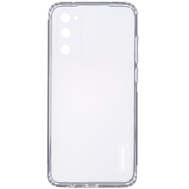 TPU чехол GETMAN Clear 1,0 mm для Samsung Galaxy S20 FE Бесцветный (прозрачный)