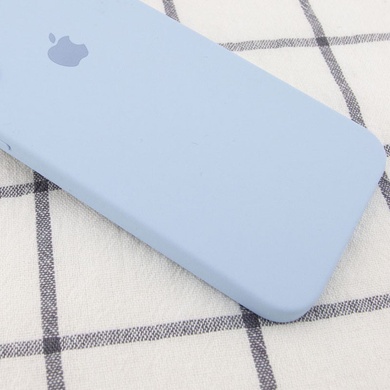 Чехол Silicone Case Square Full Camera Protective (AA) для Apple iPhone XR (6.1") Голубой / Mist blue