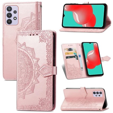 Кожаный чехол (книжка) Art Case с визитницей для Samsung Galaxy A33 5G Розовый