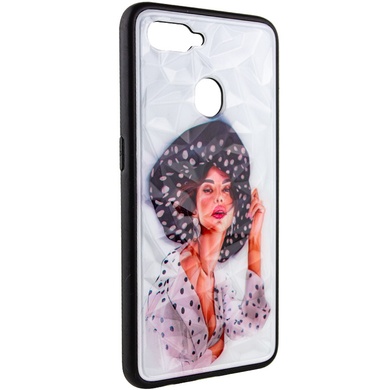 TPU+PC чехол Prisma Ladies для Oppo A5s / Oppo A12 Girl in a hat