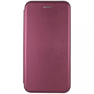 Кожаный чехол (книжка) Classy для Samsung Galaxy A10s Бордовый