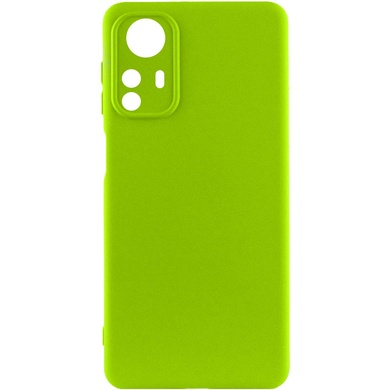 Чехол Silicone Cover Lakshmi Full Camera (A) для Xiaomi Redmi Note 12S Салатовый / Neon Green